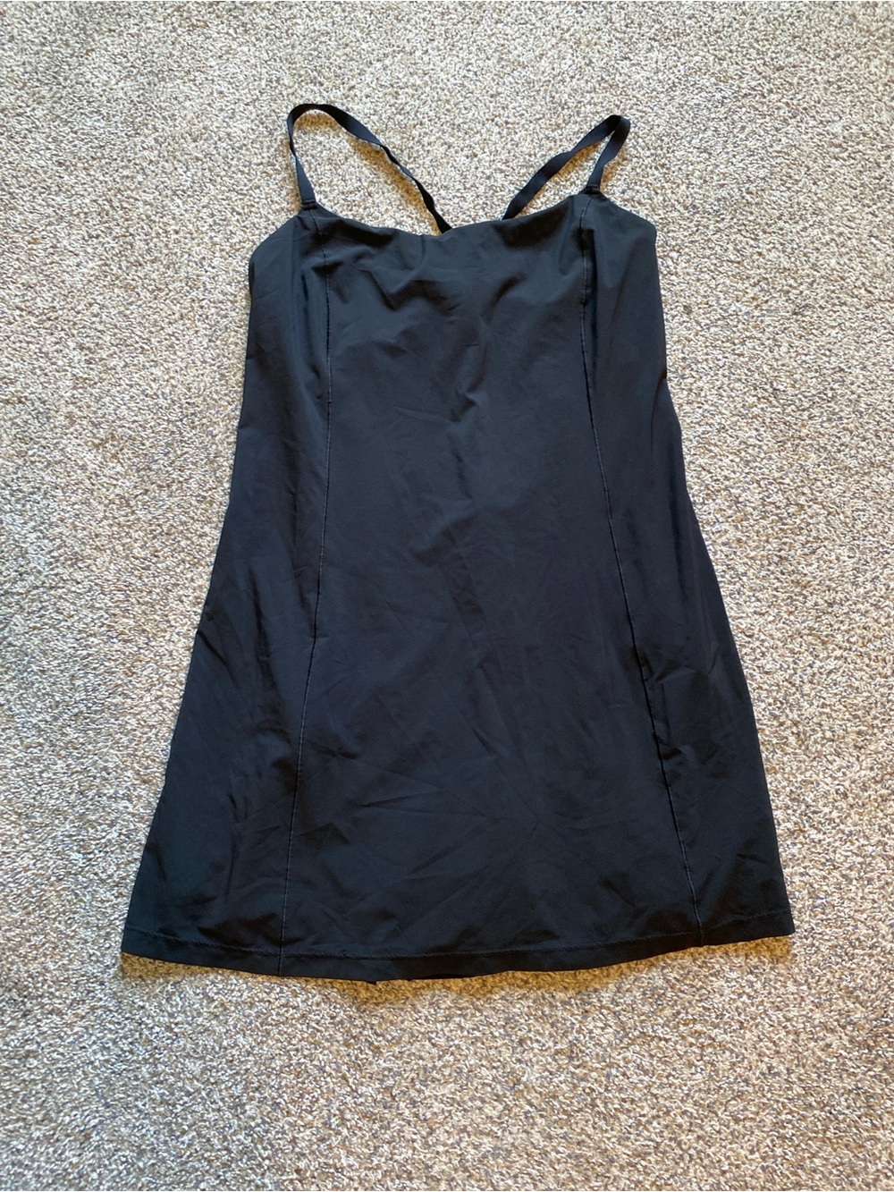 Aerie Women’s Black Mini Slip Dress Romper with Adjustable Straps Size XL